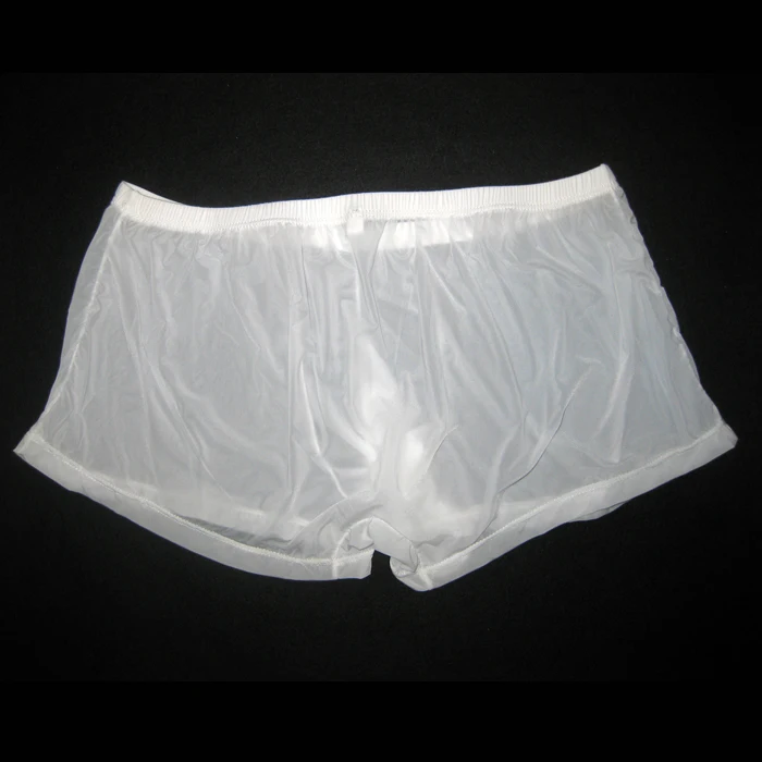 Sissy сексуальное мужское нижнее белье прозрачные мужские боксеры с рукавом для