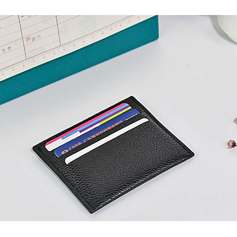 Черный чехол для карт из искусственной кожи тонкий светильник с несколькими