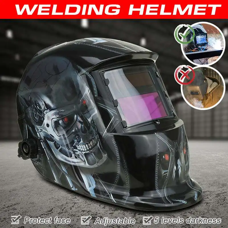 

Solar Power Welding Helmet Automatic Welding Helmet Mask Helmet Electric Welding Auto Darkening Welding 8 Styles Welding Glasses