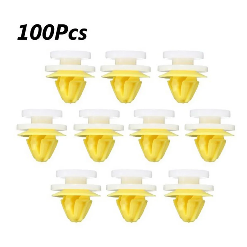 100 Pieces Plastic Car Clips For Opel Vivaro Movano Door Cards Panel Trim Boot Roof Interior Accessories |