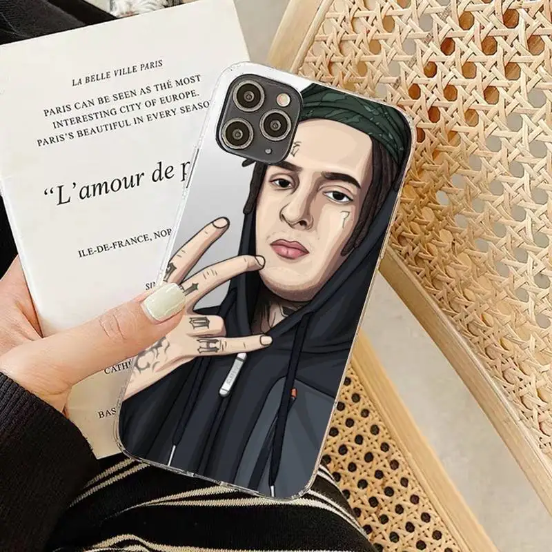 

FHNBLJ Kizaru Rapper Russia Phone Case for iPhone 8 7 6 6S Plus X 5S SE 2020 XR 11 12 pro XS MAX