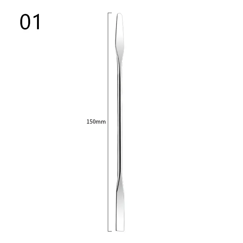 Косметический тонер лопатка из нержавеющей стали с двумя головками 5 типов для