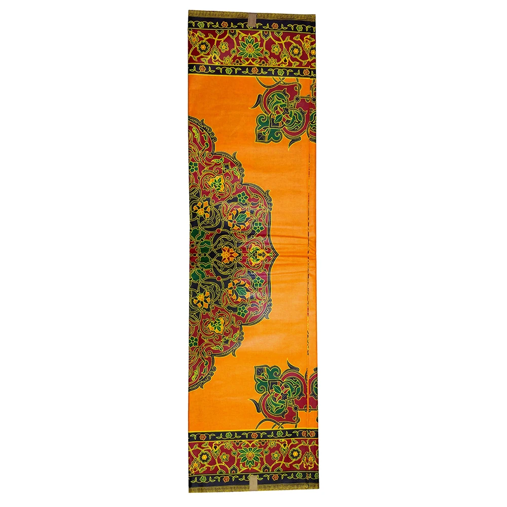 2019 Новая африканская Анкара гарантировано Натуральный Воск Принт оранжевая