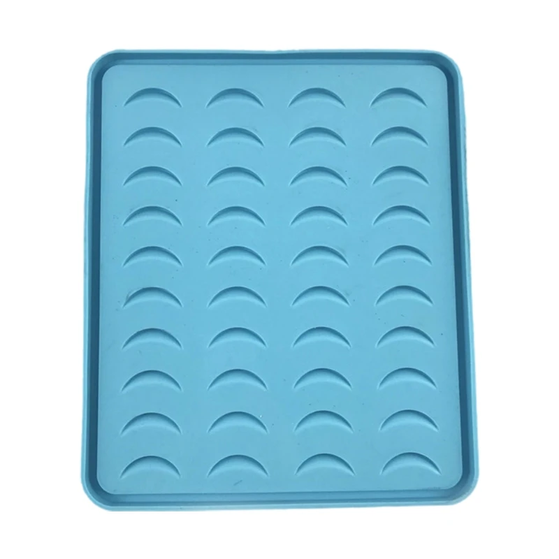 

Display Tray Epoxy Resin Mold Eyelashes Tray Silicone Mould DIY Crafts Jewelry Storage Box Cosmetic Care Container Mold