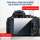 Закаленное стекло для камеры Nikon D7200 D7100 D810 D800 D850 D500 D610 D600, 2 шт.