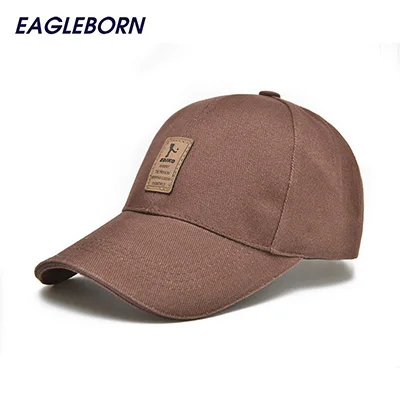 EAGLEBORN snapback женская брендовая модная бейсбольная кепка для мужчин и женщин хлопковые Повседневные шапки Мужские casquette bone gorra - Цвет: brown