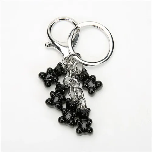as picture 1 шт. Gummy Bear брелок Flatback смола подвеска амулеты красочные сумки брелок для женщин - Цвет: as picture