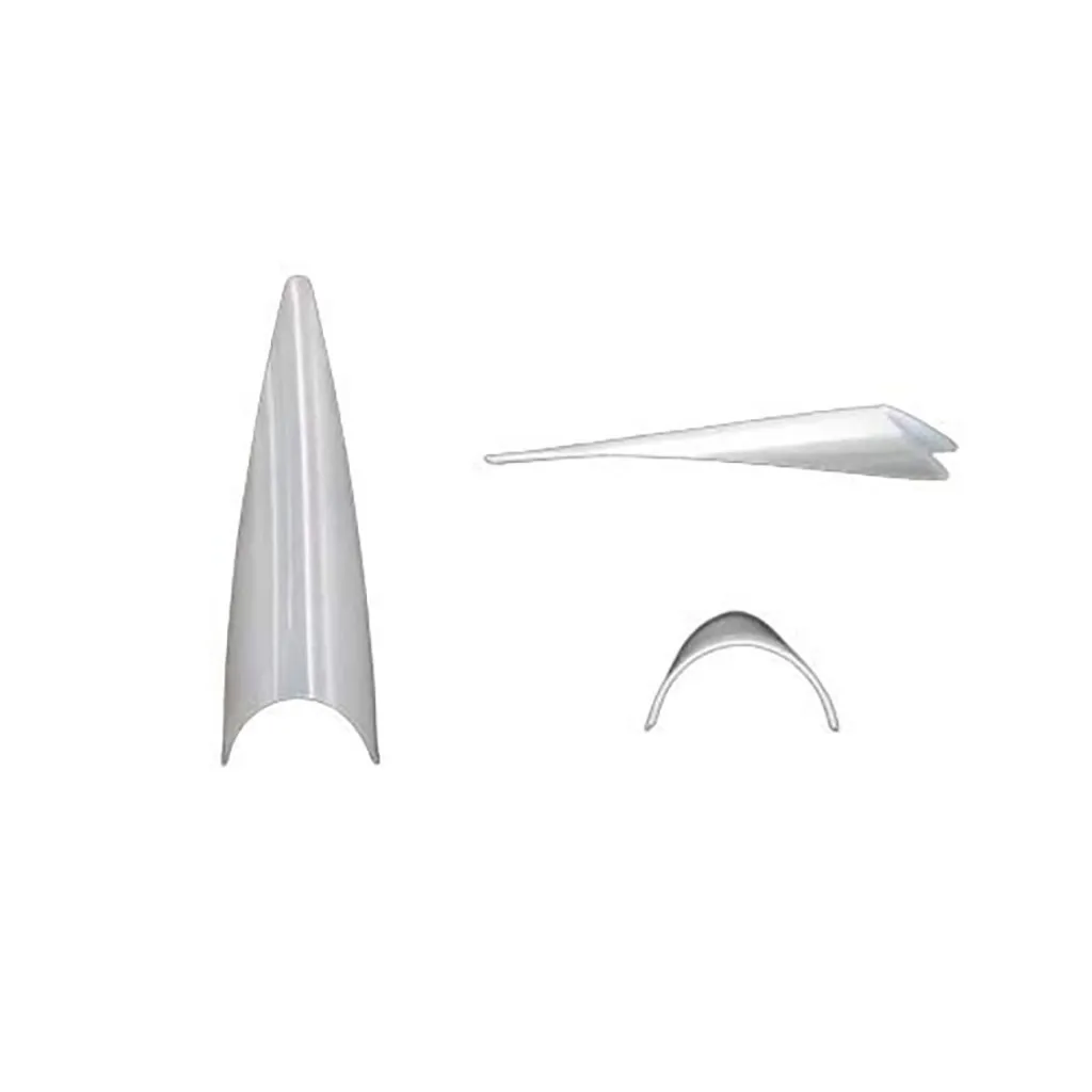 

500Pc/Box Pointy Stiletto Nail Tips Clear Natural False Fake Manicure Acrylic Gel Diy Salon Suppliers Extra-Long Fingernail Claw
