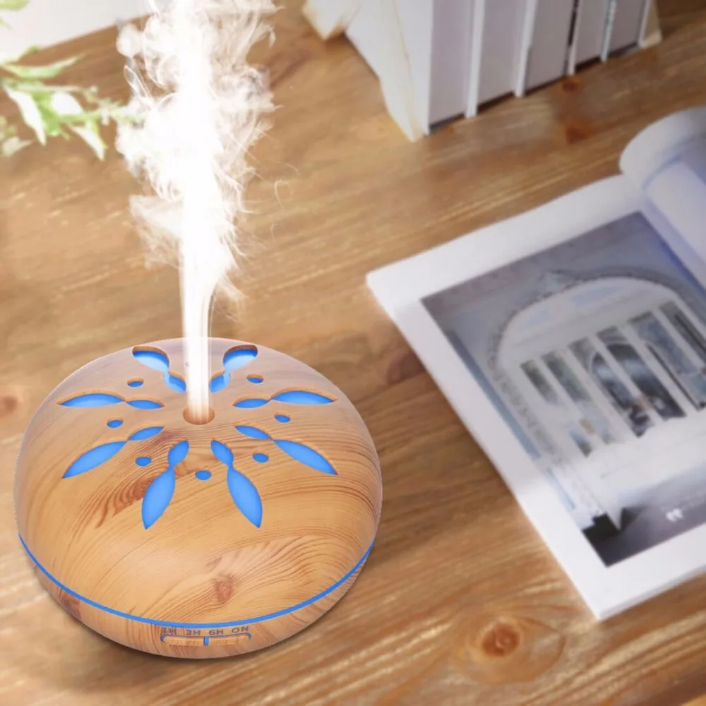 

2018 New Design Remote Control Aroma Diffuser with 7 Color Changing LED Light Ultrasonic Cool Mist Essential Oil Humidifier