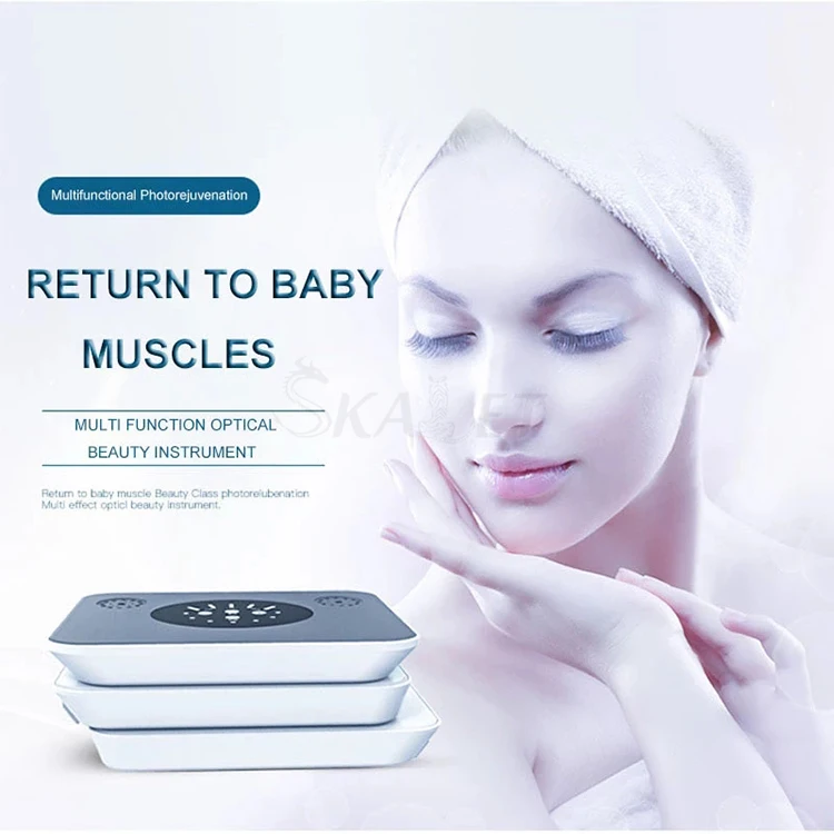 2022 New Design Spray LED Facial Mask Photon Anti-Acne Wrinkle Removal Skin Rejuvenation Face Skin Care Tools