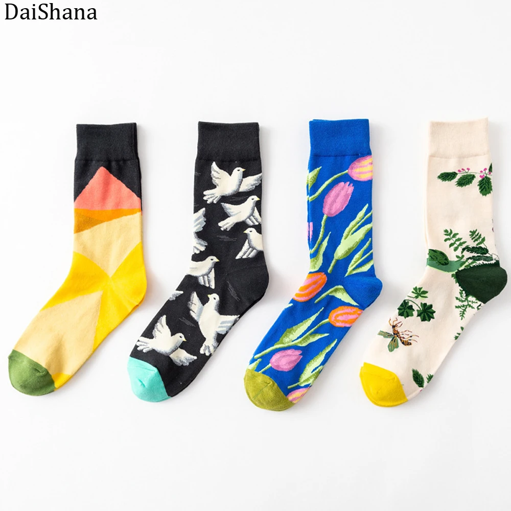 DaiShana 1 пара Новое поступление женские носки креативные хлопковые в стиле