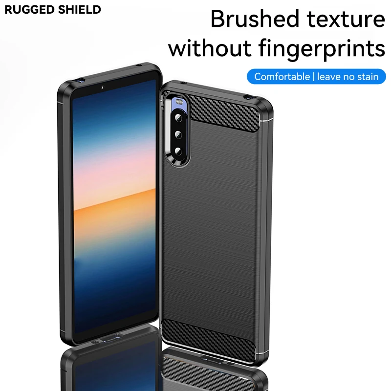 

For Sony Xperia10 III 10II Case 10III Lite Anti-fall And Shockproof Luxury Classic Fashion Simple Style Soft Silicone Phone Case