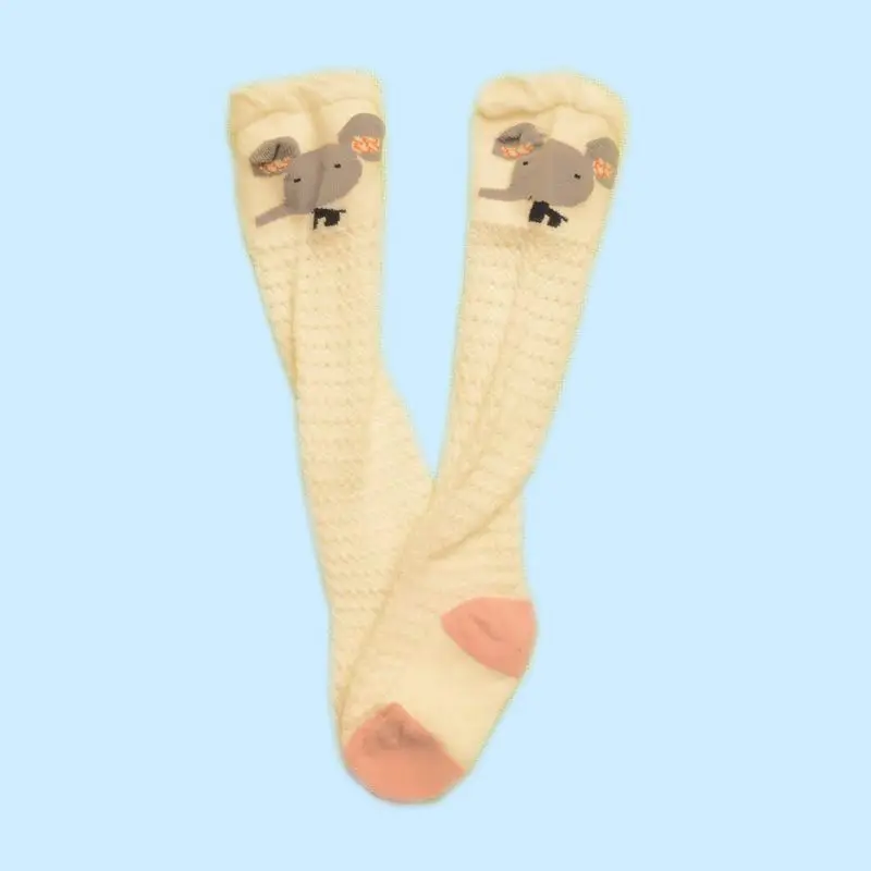 Reci&eacute;n Nacido delgada calcetines beb&eacute; Calcetines largo rodilla ni&ntilde;os de malla calcetines sutura deshuesada de algod&oacute;n de las muchachas de los muchachos calcetines reci&eacute;n nacido Accesorios-3