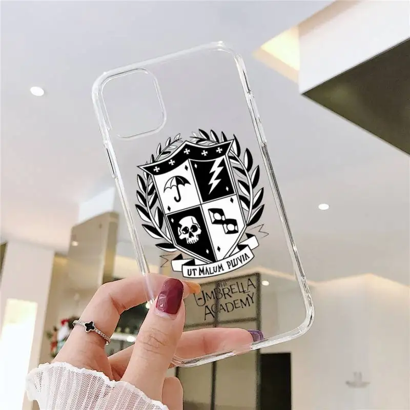 

Fundas Umbrella Academy Phone Case Transparent soft For iphone 5 5s 5c se 6 6s 7 8 11 12 plus mini x xs xr pro max