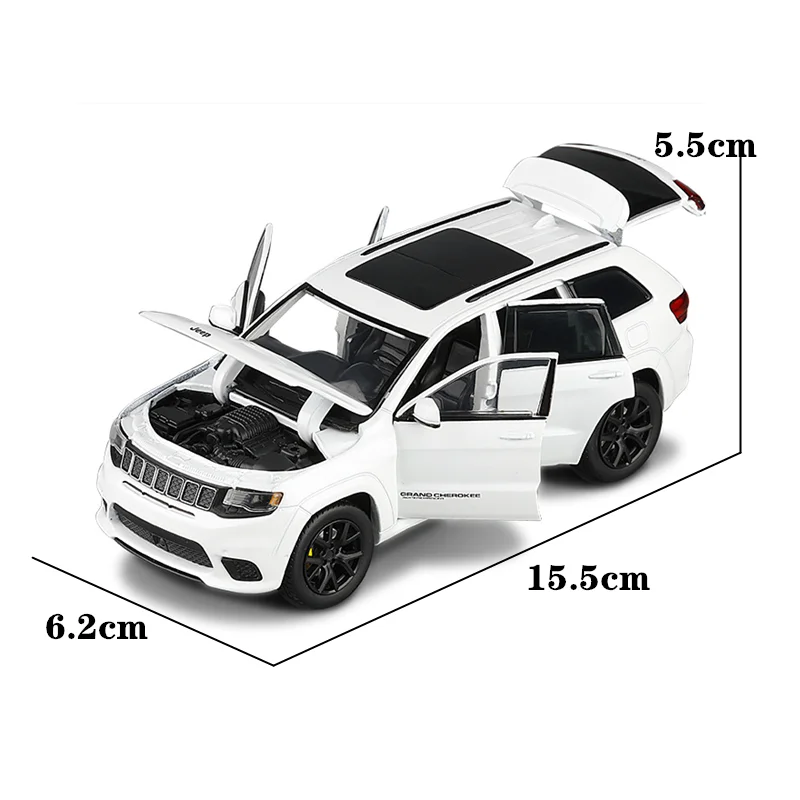 Модель игрушечного внедорожника jackiние 1:32 модель джипа Grand Cherokee Speedway Hawk SUV со