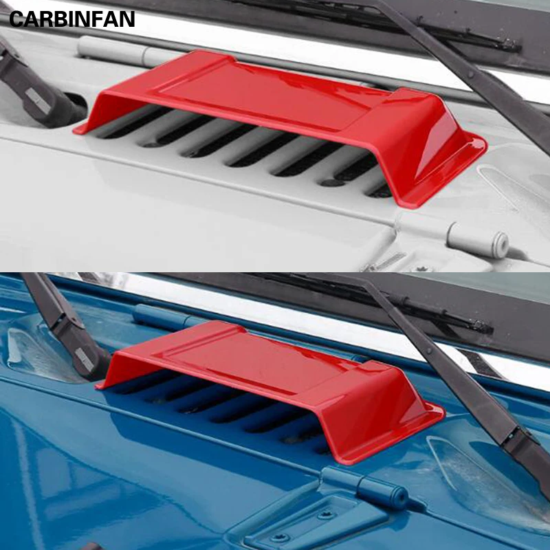 ABS Car Styling Exterior Air Intake Cap Hood Scoop Cover Decoration Stickers For Jeep Wrangler 2007 Up | Автомобили и мотоциклы