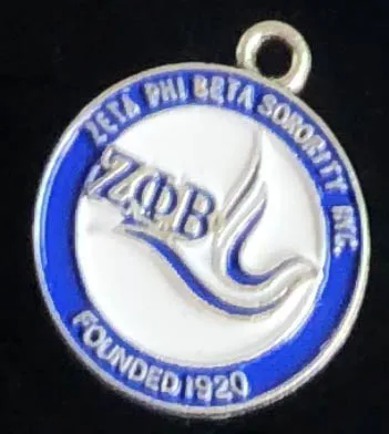 10 шт. греческий КРОК Zeta Phi Beta металлические аксессуары дизайнерская эмблема