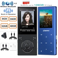 ruizu bluetooth built in speaker metal lossless music player with fm radio walkman e book supports tf card to 128gb