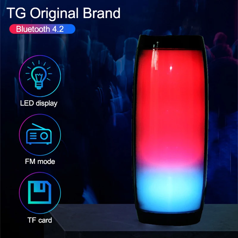 TG157 портативный динамик Bluetooth громкий Колонка беспроводной fm радио бас стерео