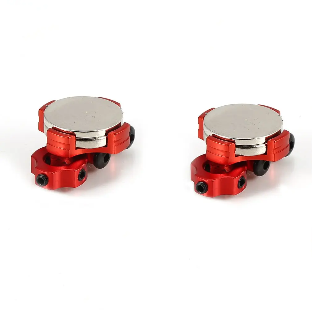 2 шт. Сплав Регулируемый магнитный невидимый корпус крепление для 1/10 RC Гусеничный
