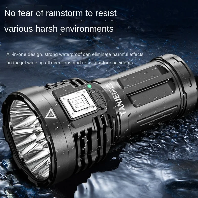 фонарик мощный аккумуляторный фонарь светодиодный 18650 bосемь ядерных взрывов