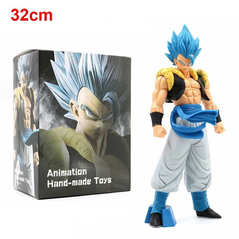26 см Dragon Ball Z Гоку ультра инстинкт серебряные волосы Супер Саян Гоку Migatte нет Gokui ПВХ фигурку игрушки Коллекционная модель - Цвет: 32cm with box