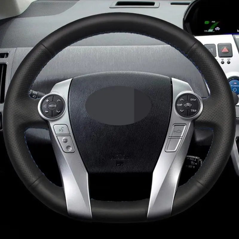 Ручная работа Черная мягкая искусственная кожа фотопленка для Toyota Prius C(US)2012 2017