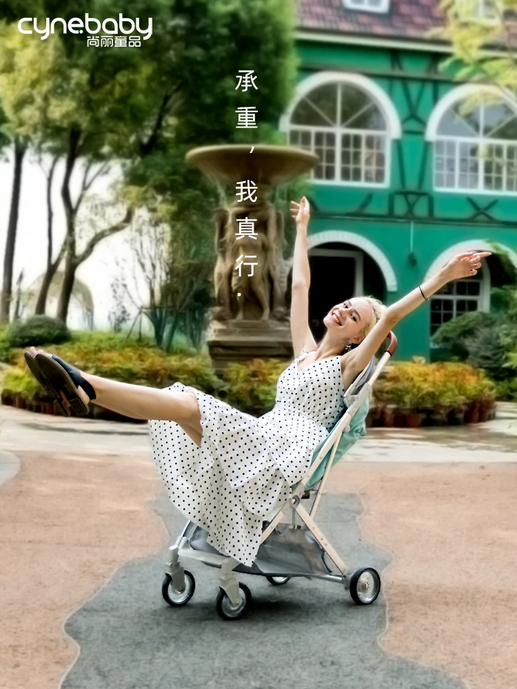 

Baby Trolley Portable Foldable, Reclining Baby Umbrella Trolley Portable Child Trolley