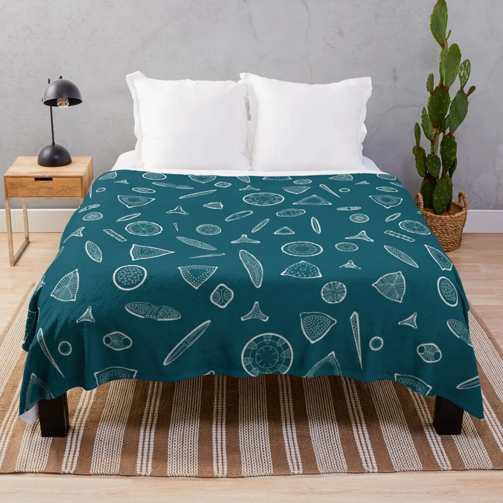 

Diatoms Soft Warm Coral Fleece Blanket Winter Sheet Bedspread Sofa Throw Light Mechanical Wash Flannel Blankets