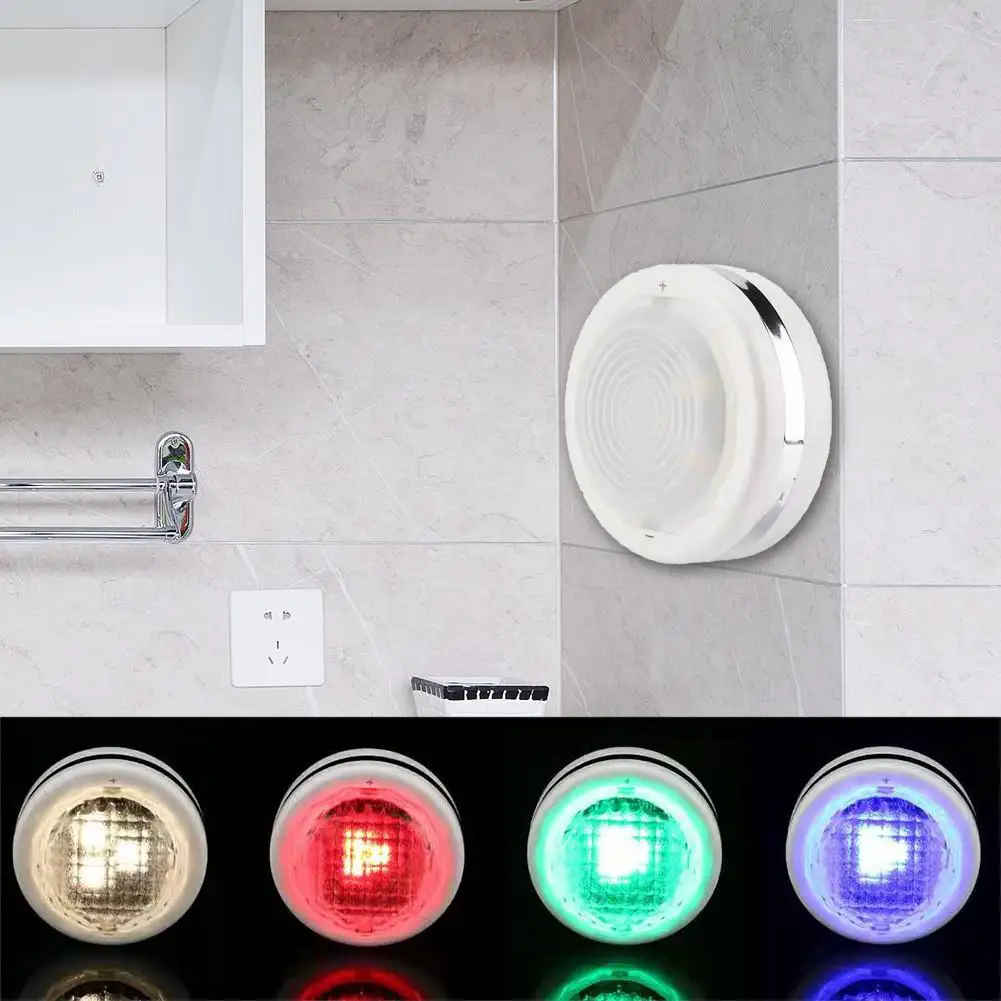 

LED Under Cabinet Light Wireless Touch Sensor Kitchen LED Wardrobe/Closet Puck Light With Controller Dimmable Night Light