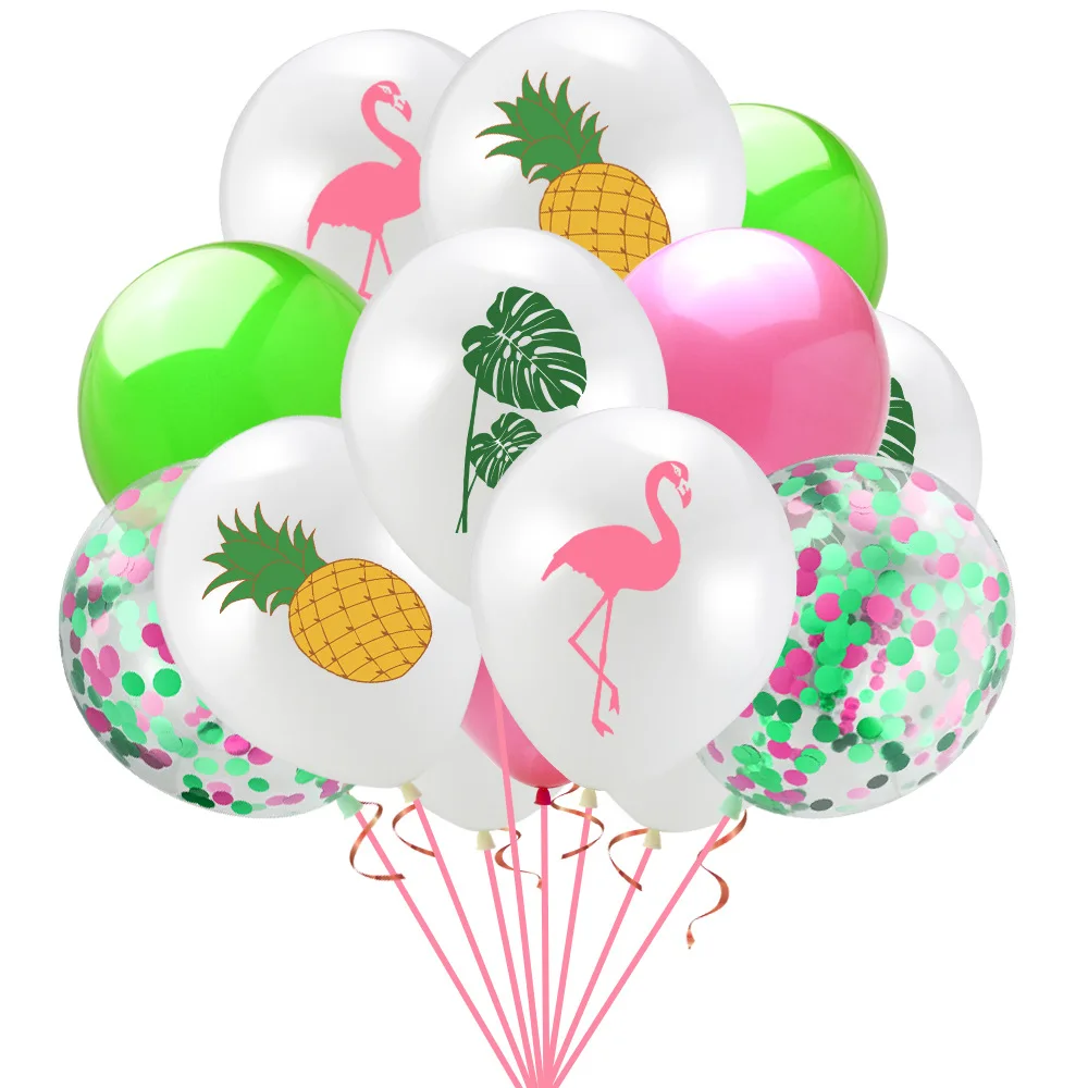

Flamingo Palm Leaves Balloon Aloha Hawaiian Party Decor Hawaii Luau Party Tropical Summer Party Favor Wedding Birthday Decor