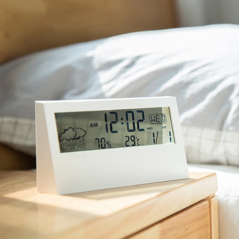 Многофункциональный электронный будильник Xiaomi студенческие беззвучные простые