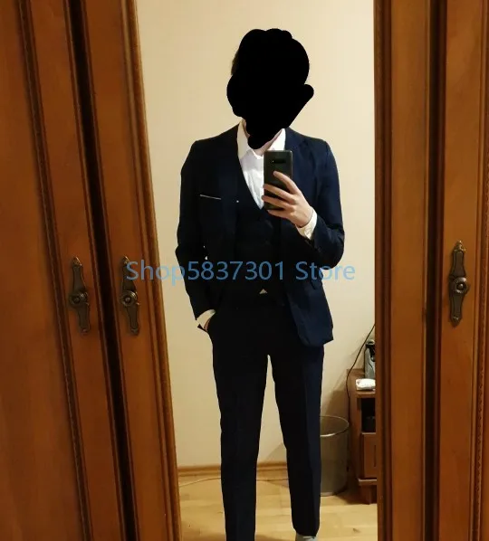

Mens Suits 2021 Costum Solid Formal Work Business Tuxedo male 3 Piece Casual Terno wedding Party Terno suit slim fit Asian Size