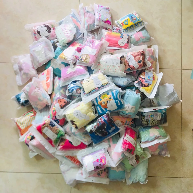 2/4 шт./лот низкая цена нижнее белье для девочек трусики маленьких и мальчиков