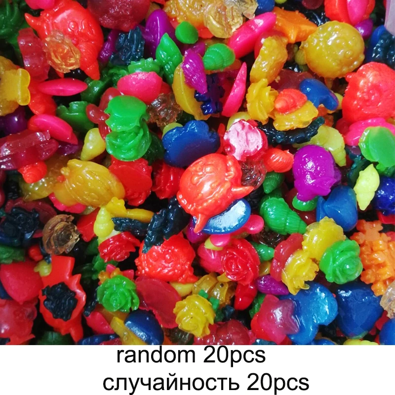 20 шт./пакет случайный кристаллическая почва воды бусины гидрогель орбиз orbiz