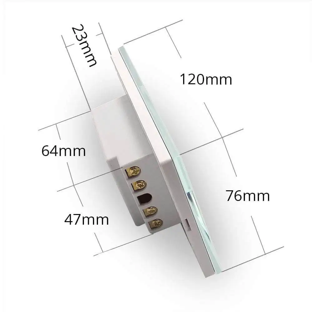 Wifi умная вода обогреватель настенный котел переключатель стеклянный сенсорный