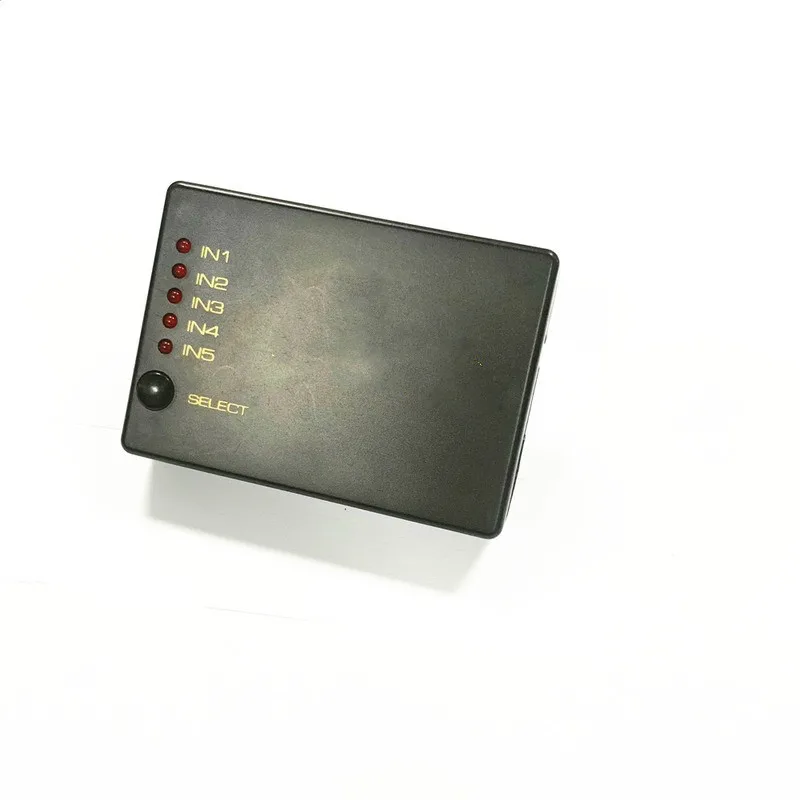 

ANPWOO HDMI-compatible Switcher Five In One Out 4K HD Remote Control Infrared Compatible HDCP Blu-ray 5 Cut 1