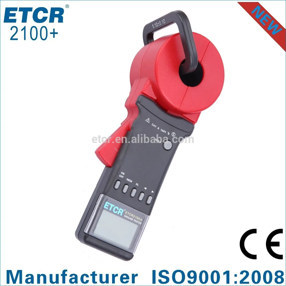 

ISO CE ETCR2100+ Clamp Earth Resistance Tester Digital Clamp Meter
