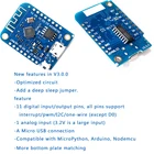 Новая макетная плата D1 Mini WIFI ESP8266 ESP-12 ESP-12F CH340G CH340 V2 USB WeMos, макетная плата D1 Mini NodeMCU Lua IOT, 3,3 В с контактами