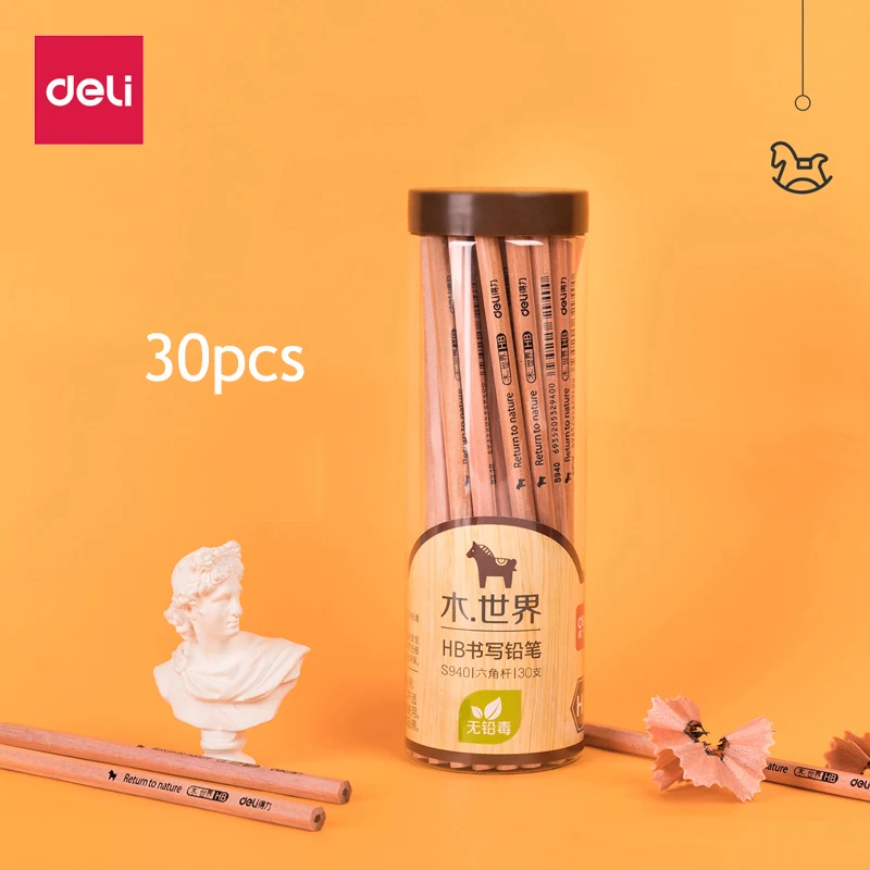 

Deli, оптовая продажа, Детская безопасность, карандаш HB, школьный эскиз, специальные канцелярские принадлежности для начинающих 2B пишущий кар...