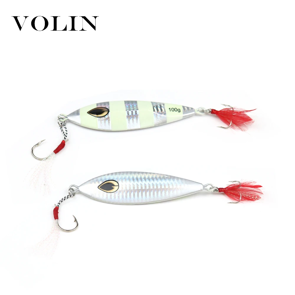 VOLIN новый морской джиг 60 г/80 г/100 г/120 г/150 г VIB металлические Свинцовые джиг-приманки