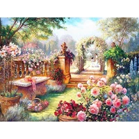 scenery landscape pre printed 11ct cross stitch embroidery kit dmc threads handmade needlework hobby handicraft for counted