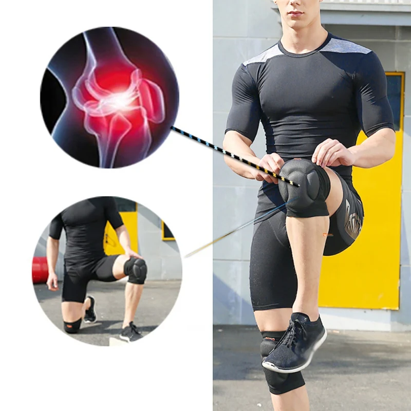 Наколенники для взрослых, защита от царапин, наколенники для баскетбола, танцев, волейбола, Rodilleras, плотные наколенник для коленной чашечки, поддержка