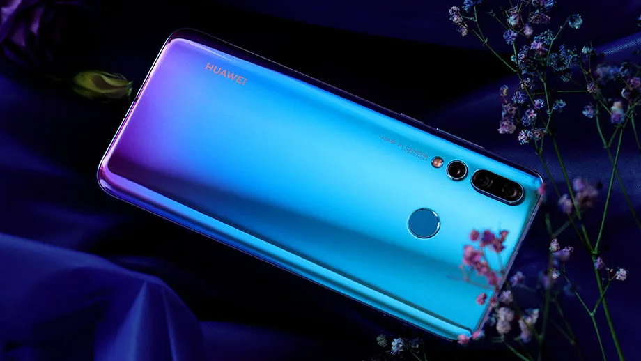 HUAWEI Nova 4 мобильный телефон 6,4 ''Kirin 970 Восьмиядерный Android 9,0 отпечаток пальца разблокировка лица GPU Turbo версия камеры 20 МП