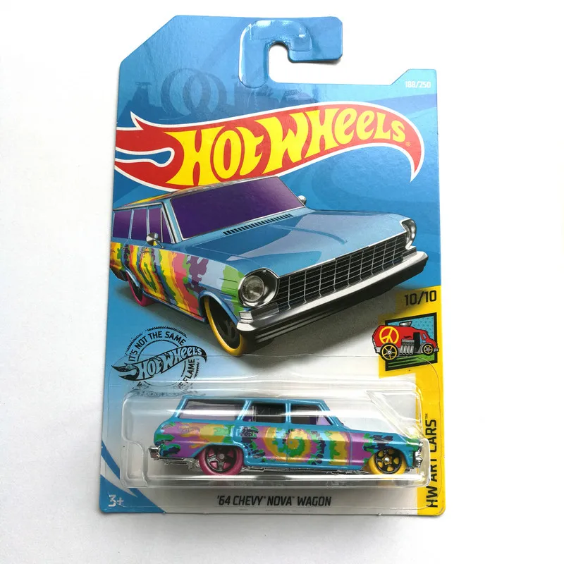 Hot Wheels 1: 64 Автомобиль NO.174-218 TESLA MAZDA JEEP FORD CHEVY VOLKSWAGEN металлическая литая модель автомобиля детские игрушки подарок - Цвет: 188-2019