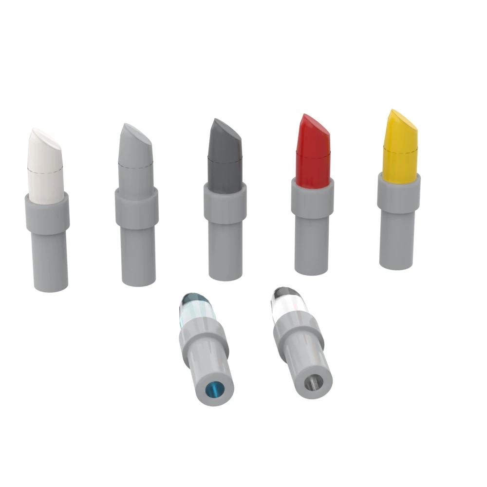 

Building Bricks Lipstick 10pcs/lot for Moc Building Blocks Parts Christmas Gift Children Toys 93094 free shipping