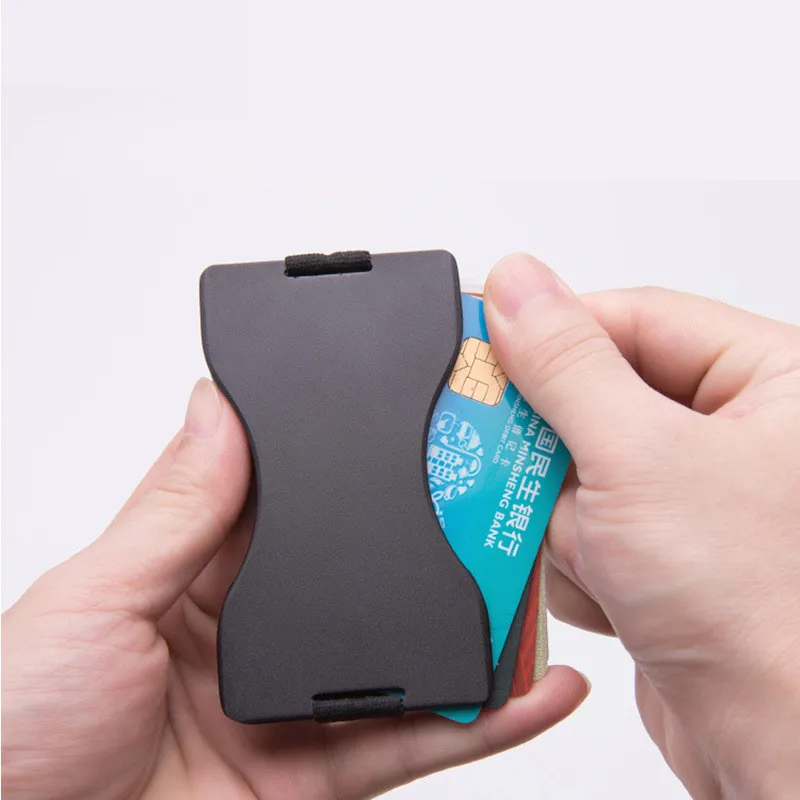 Новинка 2019 держатель для кредитных карт из алюминиевого сплава ультралегкий
