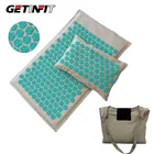 Коврик Getinfit для йоги с шипами лотоса, коврик для акупрессуры, подушка, акупунктурные коврики, коврик для облегчения боли в спине и теле