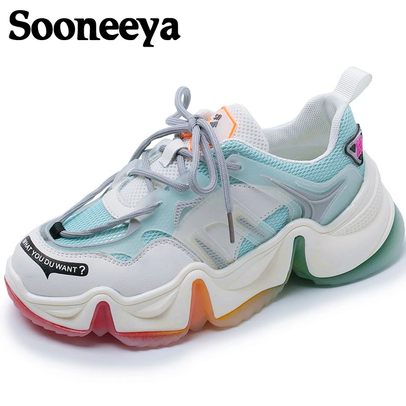 Кроссовки INS женские спортивные Вулканизированная подошва дышащие для бега
