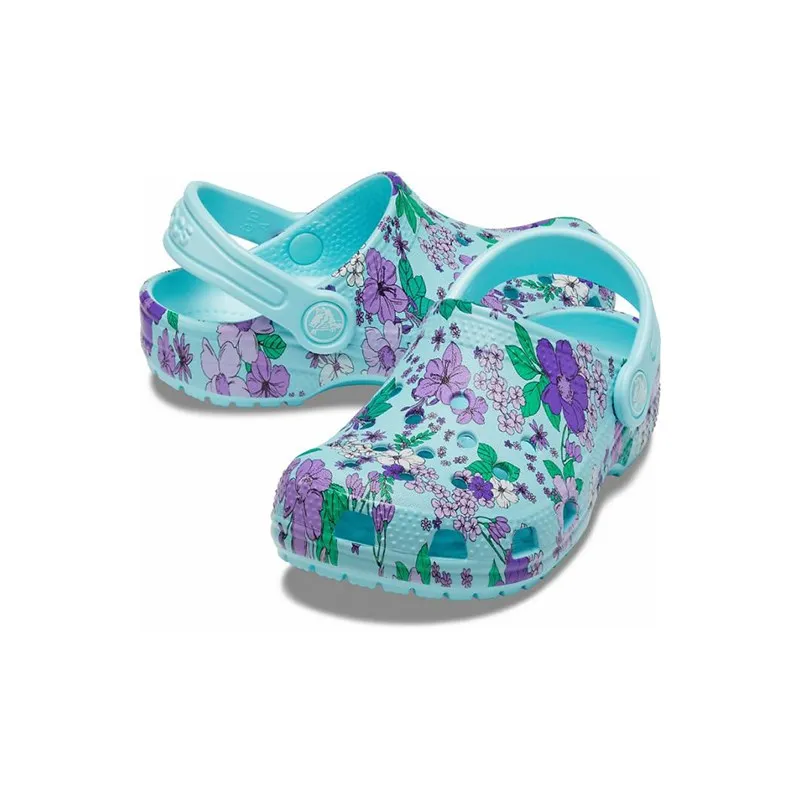 CROCS Classic Floral Clog PS KIDS | Мать и ребенок